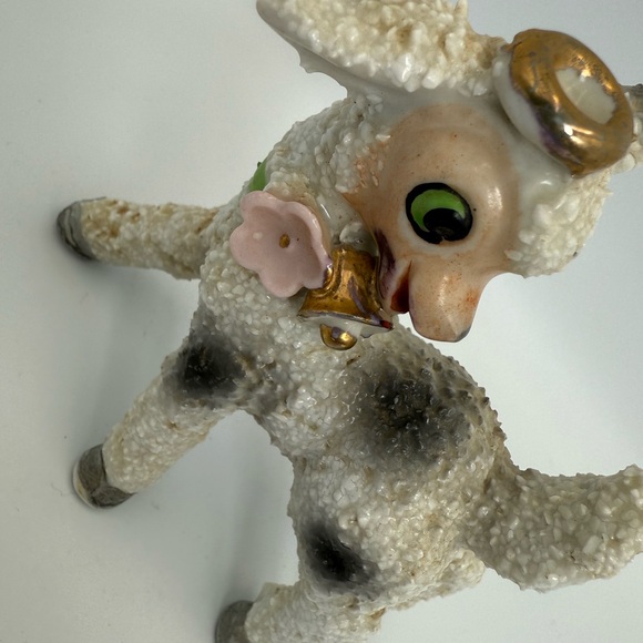 Vintage Sugared Lamb, Made in Japan Lamb - Picture 3 of 9